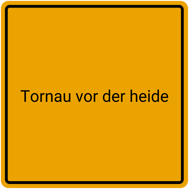 Meldebestätigung Tornau vor der Heide